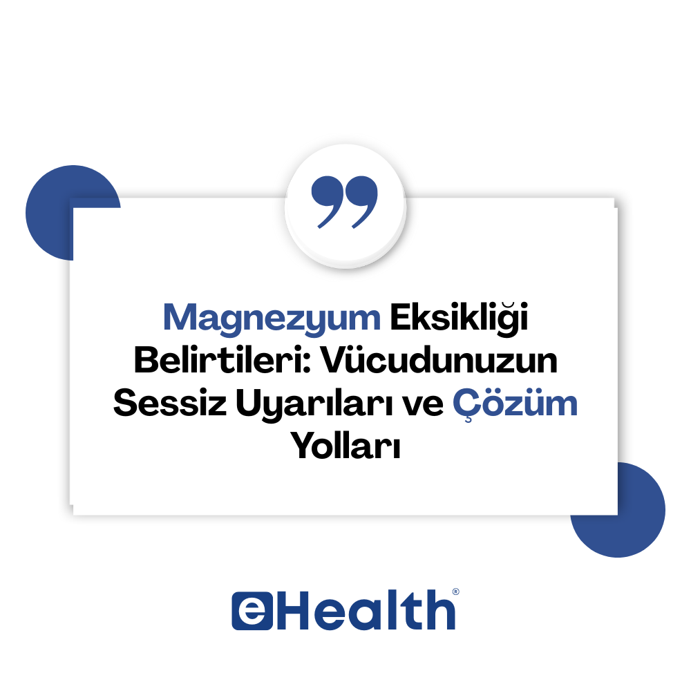 Magnezyum Eksikliği